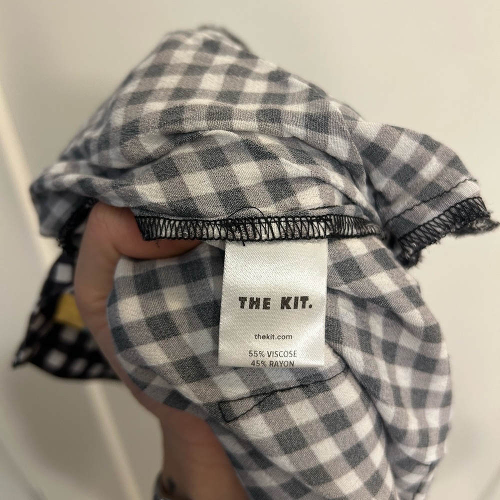 The Kit Issa Jumpsuit in Gingham Camillia - Picture 14 of 15